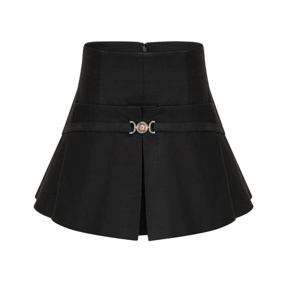 Margaux black top  skirt matching set