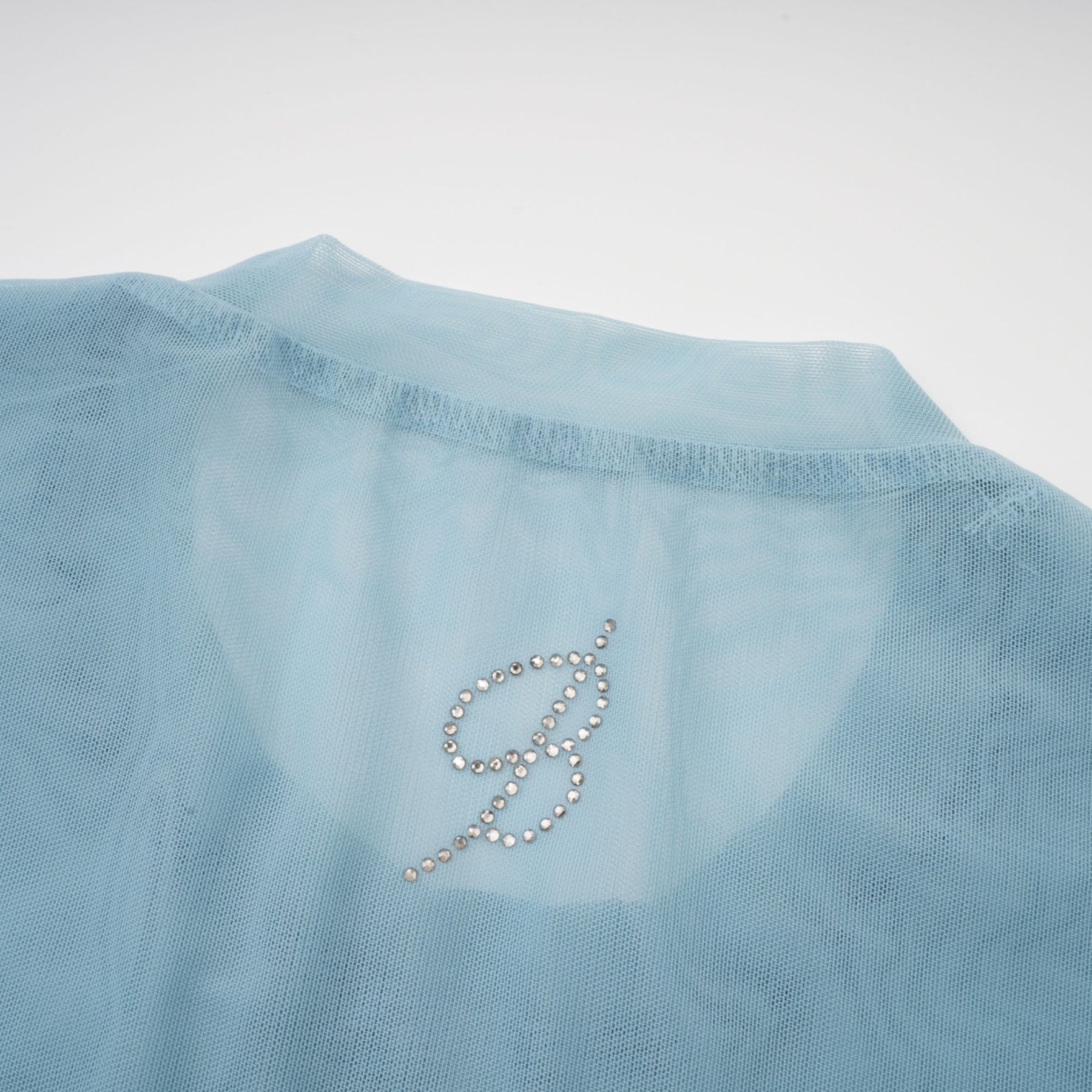 Émmanuelle semisheer studembellished top