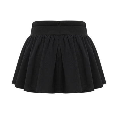 Amélie elasticwaistband pleated mini skirt