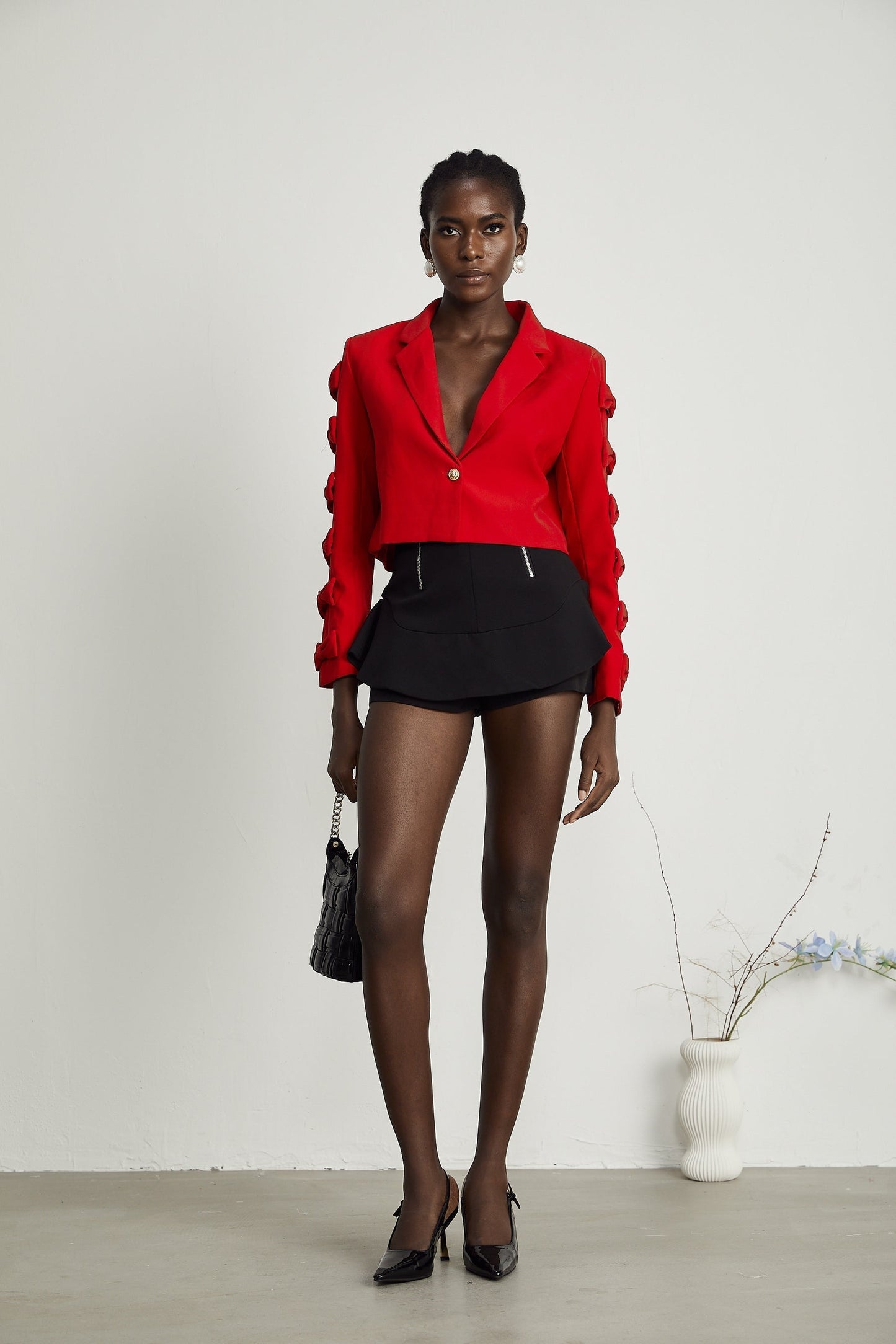 Liane bowtie embellished blazer