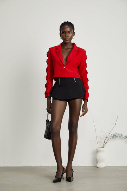 Liane bowtie embellished blazer