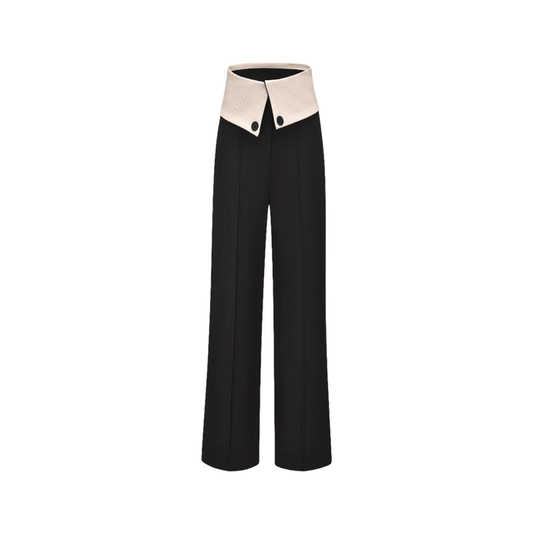 Naomi Inside-Out Kontrastfarbene Hose