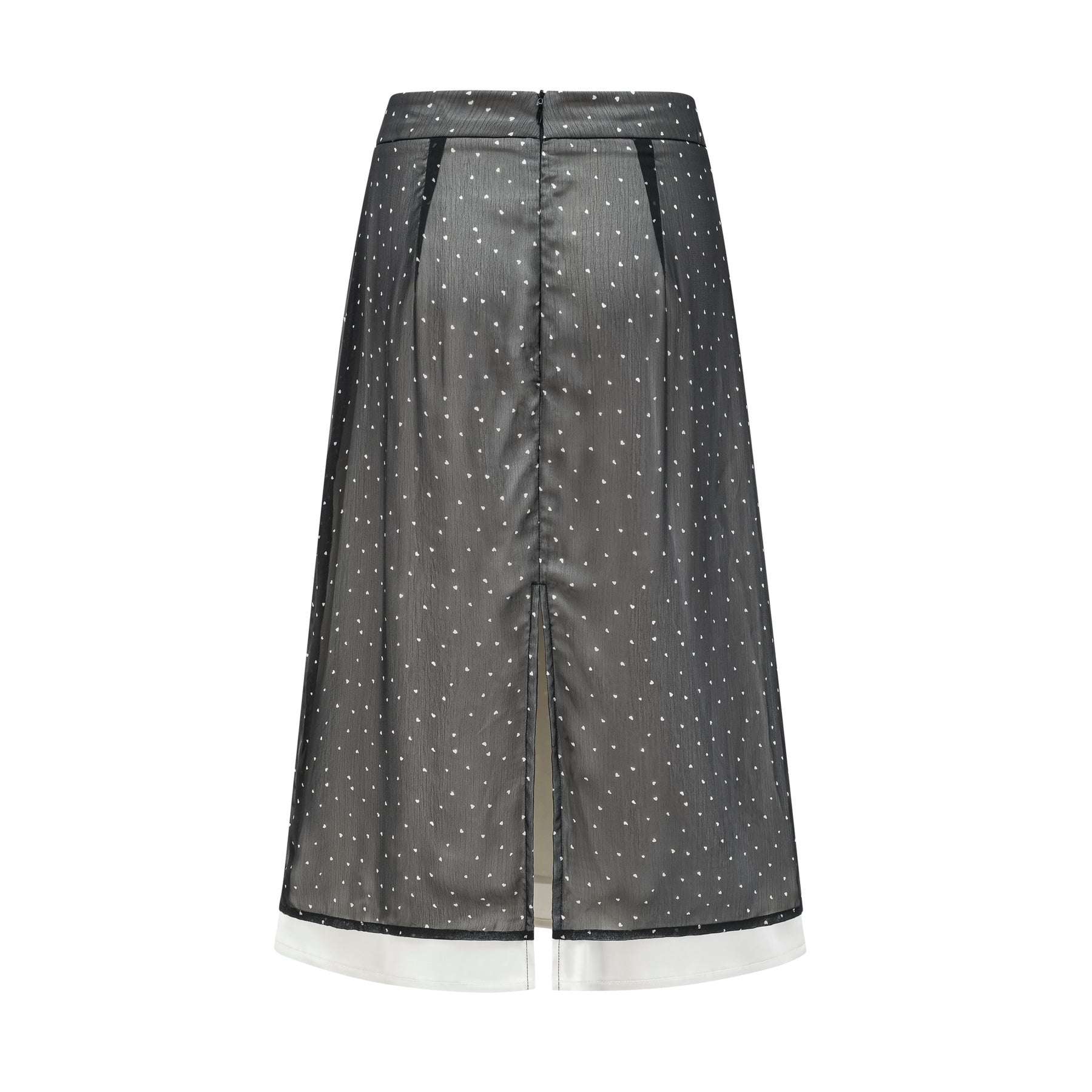 Gisèle tiewaisted polkadot print skirt