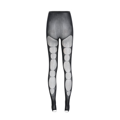 Rivi cutout elasticatedwaistband tights