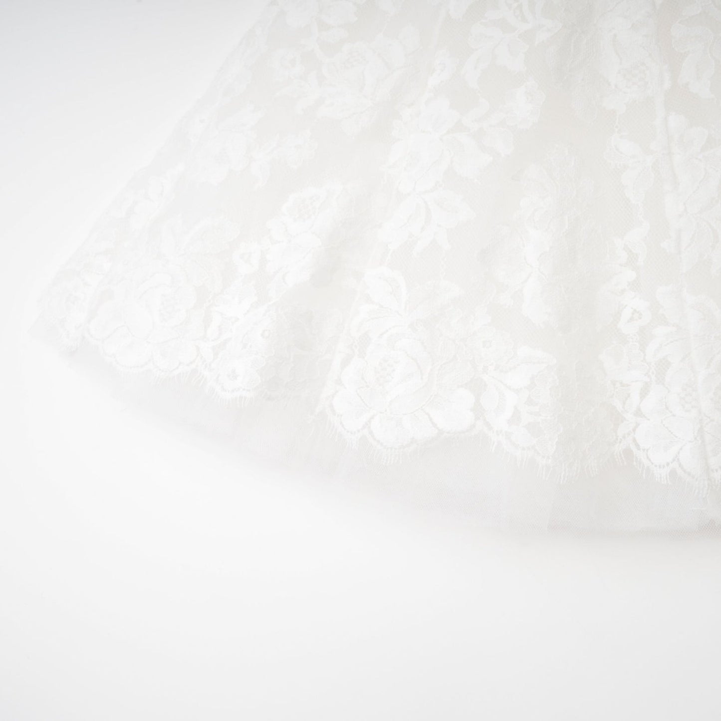 Lanetta guipure lace tulleskirt dress