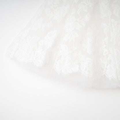 Lanetta guipure lace tulleskirt dress