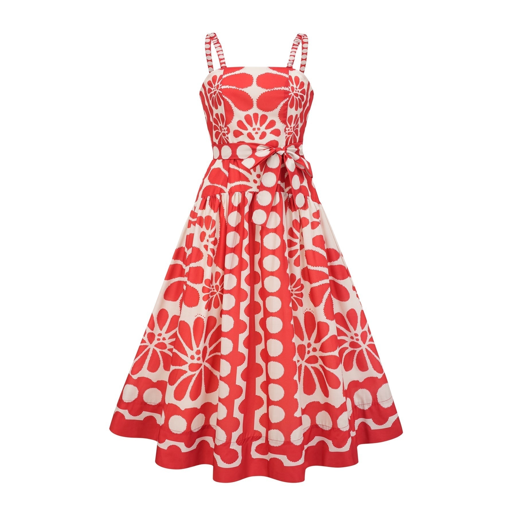 Sonia graphicprint midi dress