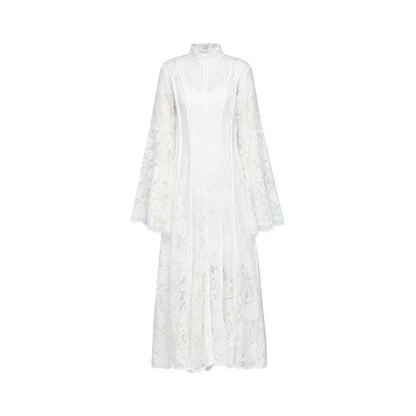 Céline lace cutout midi dress
