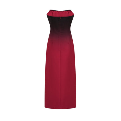 Roxane gradienteffect offshoulder dress