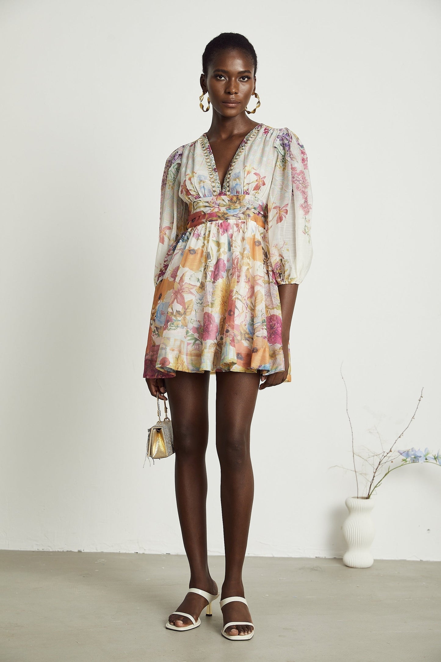 Axelle floralprint mini dress