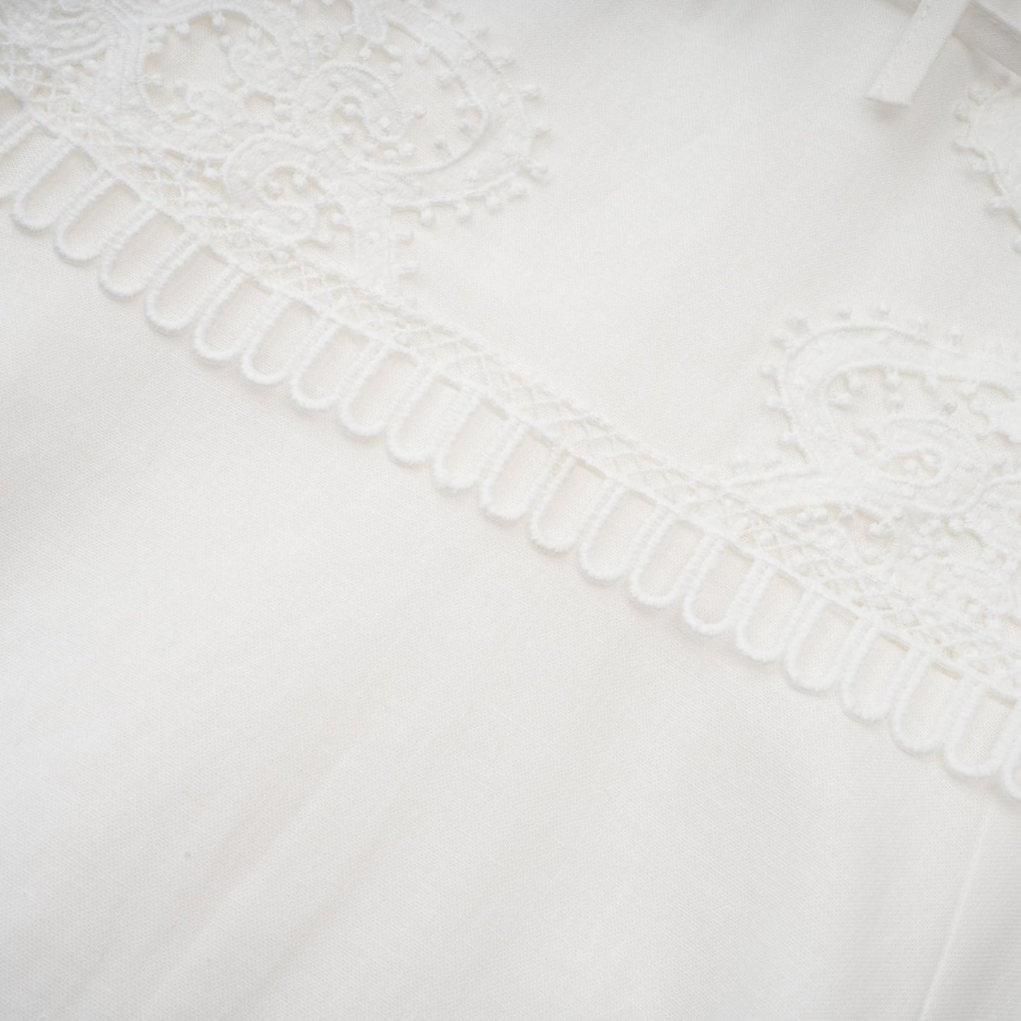 Patricia white florallace midi dress