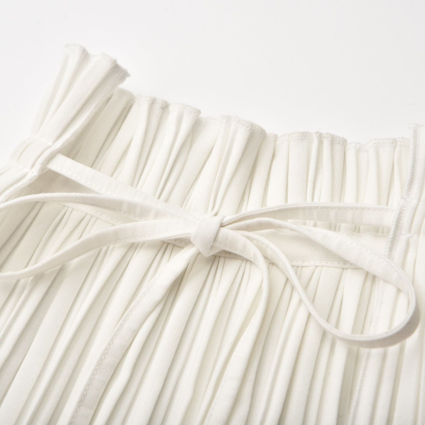 Milisent openback pleated top  skirt matching set
