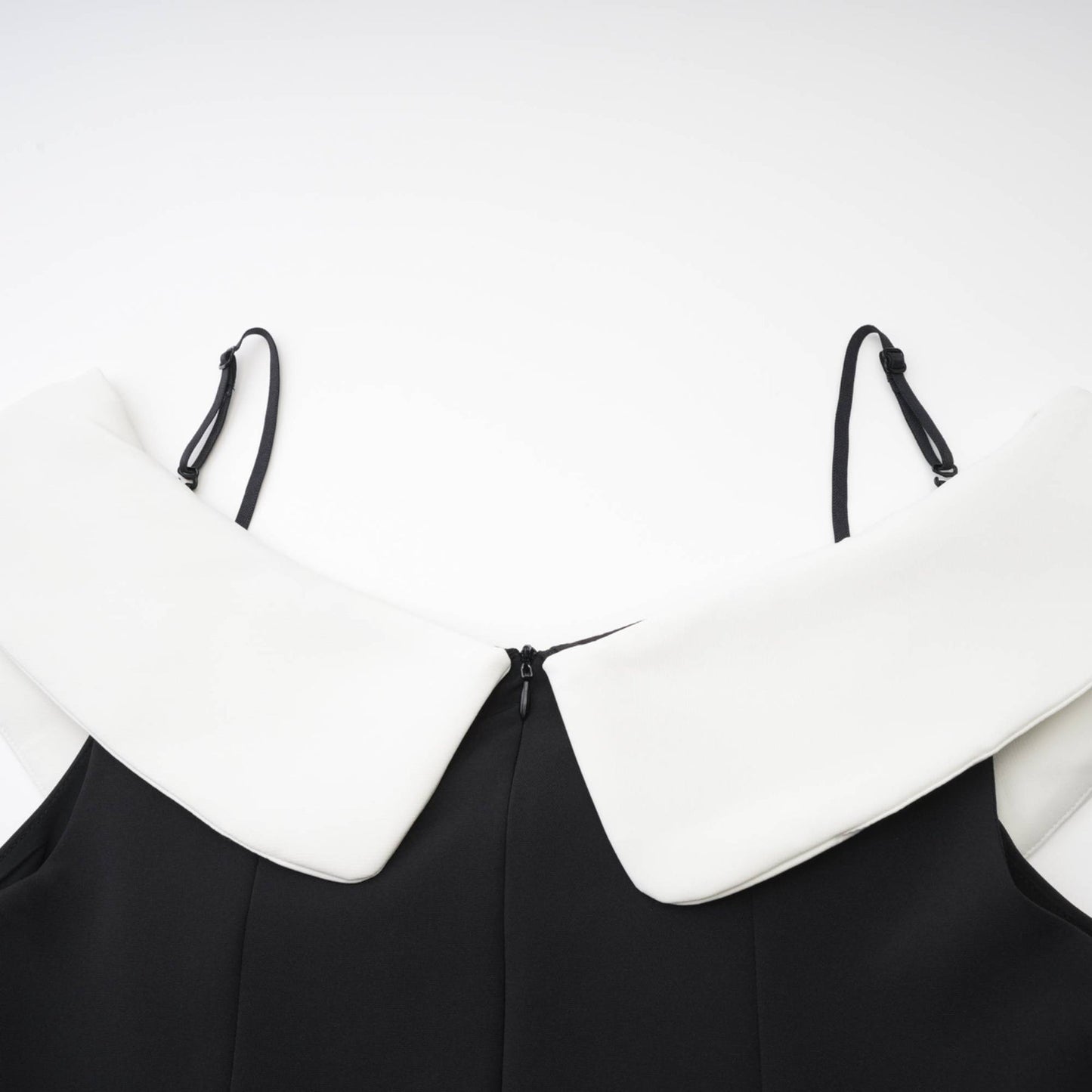 Deniece offtheshoulder black mini dress
