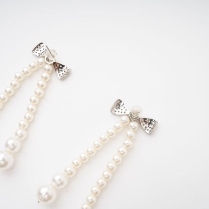 Élodie pearlembellished stud earrings