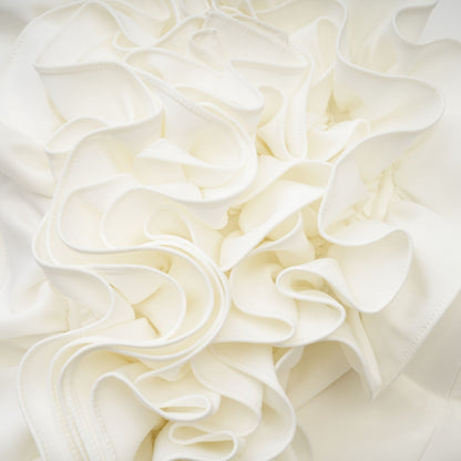 Lucie white floralapplique top
