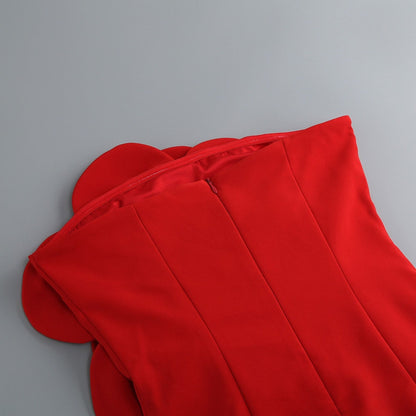 Françoise fauxflower dress